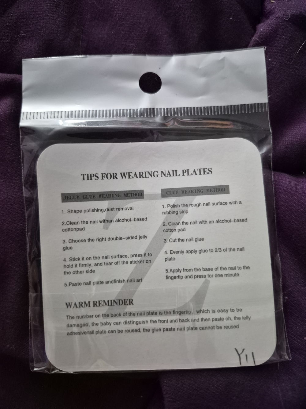 Nail Plate Adhesive Kit - Clear Packaging